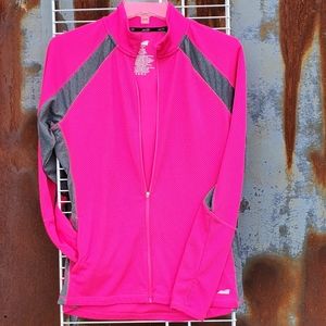 AVIA Pullover Long Sleeve Top Pink Size Medium